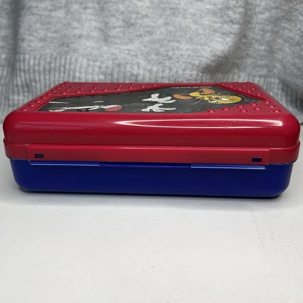 Vintage 1997 Spacemaker Looney Tunes Pencil Boxes Cases Sylvester Tweety Warner